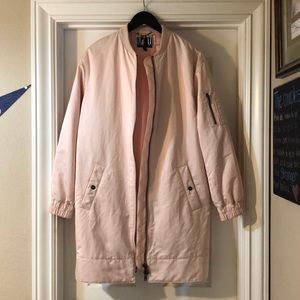 Banana republic long plush jacket